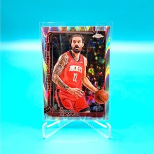 2025 Topps Chrome 🔥Steven Adams🔥 Silver Ray Wave Refractor! #12